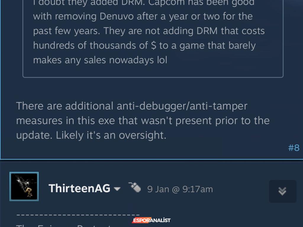 Capcom'un Oyun Dünyasındaki Yeni DRM Krizi ve Mod Kullanımına Etkileri