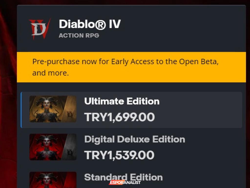 Diablo 4 Çıkış Tarihi ve Fiyatları: Hayal Kırıklığı ve Umutlar