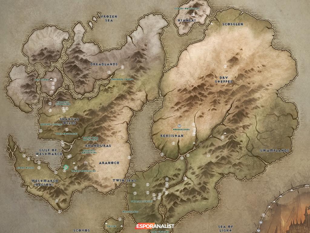 Diablo IV Beklerken: Sanctuary Haritasında Büyülü Bir Gezinti
