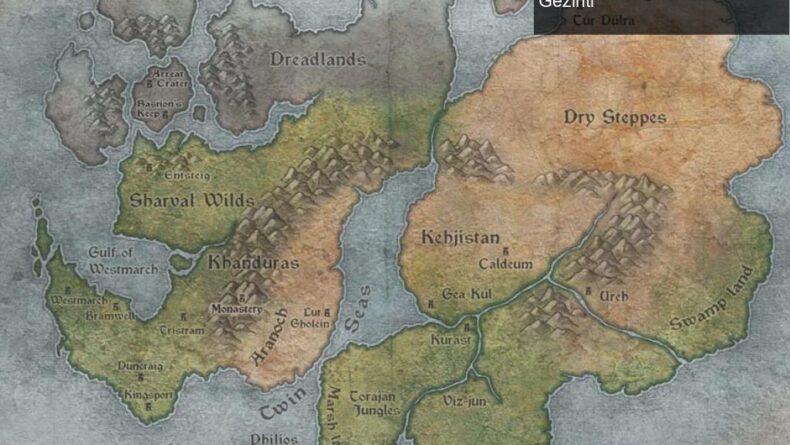 Diablo IV Beklerken: Sanctuary Haritasında Büyülü Bir Gezinti