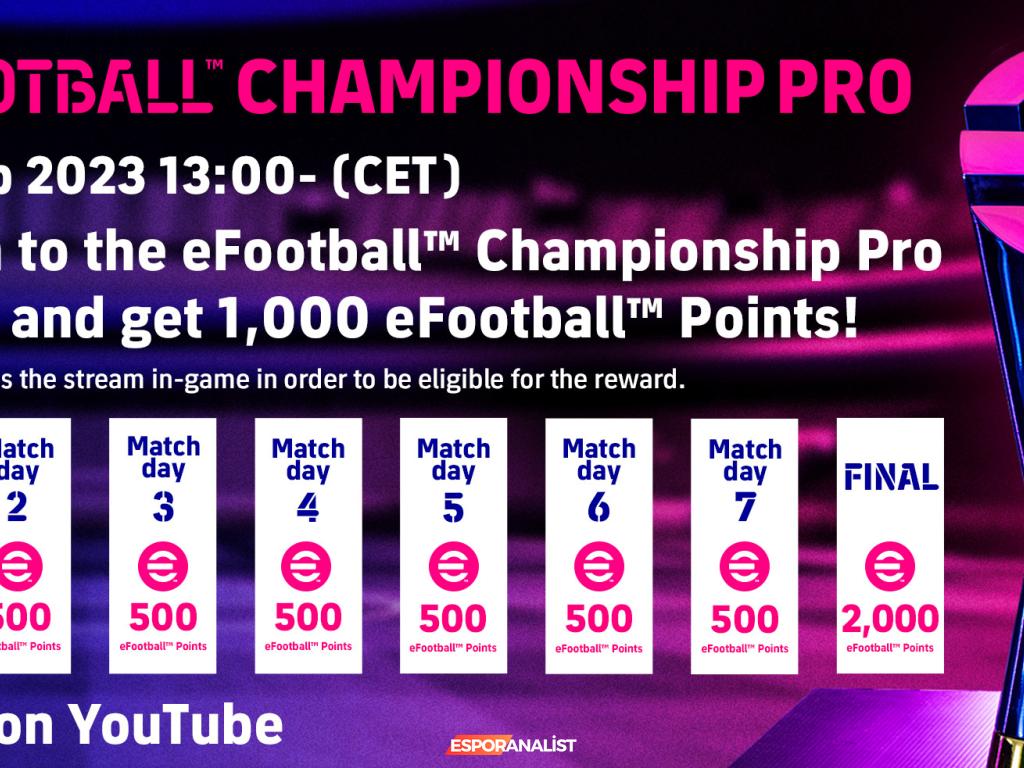 eFootball™ Championship Pro 2023: Rekabet ve Heyecan Yeniden Başlıyor!