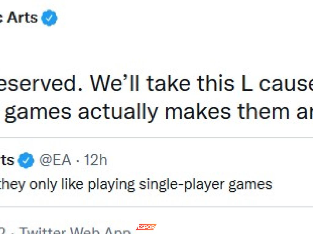 Electronic Arts'ın Mizah Anlayışı: Tek Oyunculu Oyunlar Üzerine Kontroversiyel Meme