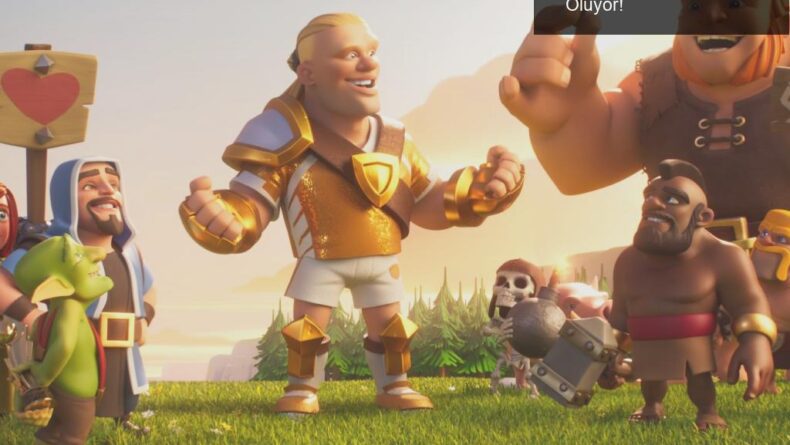 Erling Haaland, Clash of Clans’ta Barbarian King Oluyor!