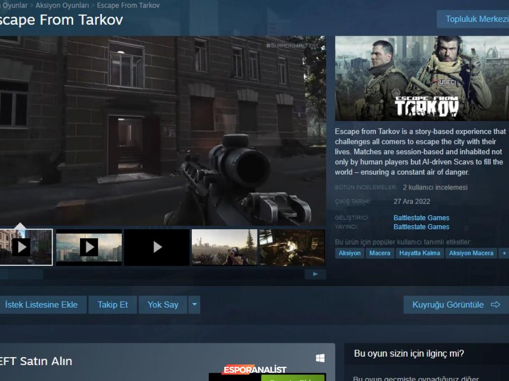 Escape From Tarkov Dolandırıcılığı: Uyanıkların Tuzağına Dikkat!