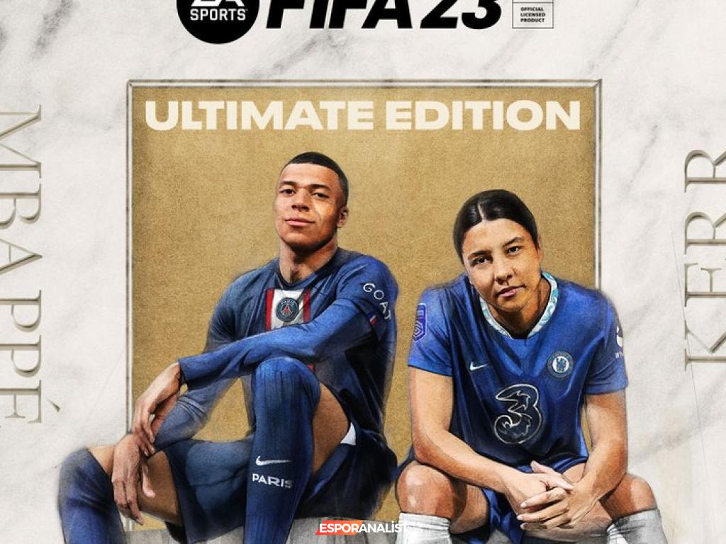 FIFA 23 Ultimate Edition Kapağında Tarihi Değişiklik: Mbappé ve Sam Kerr Bir Arada!