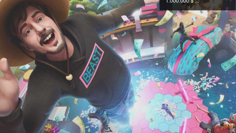 Fortnite’ta MrBeast’in Zorlu Hayatta Kalma Mücadelesi: 1.000.000 $ Ödül Fırsatı!