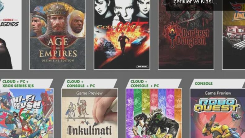 Game Pass’e Yeni Oyunlar Geliyor: Heyecan Verici İçerikler ve Klasikler