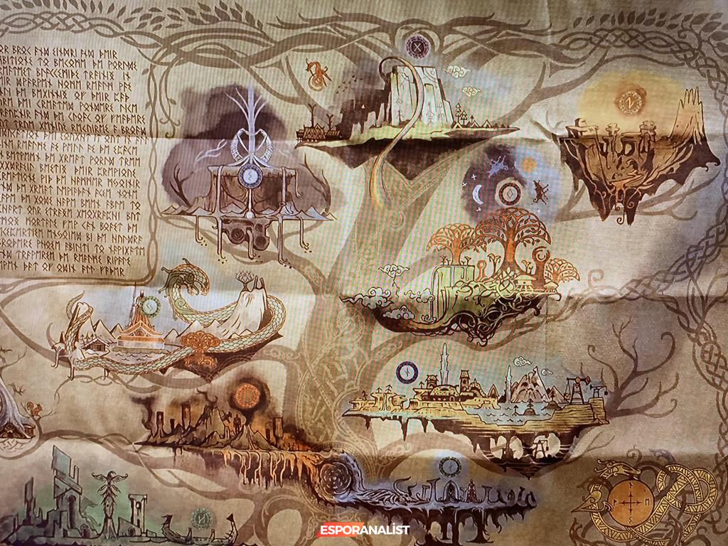 God of War: Ragnarök'ün Yggdrasil Haritasındaki Gizemler ve Detaylar