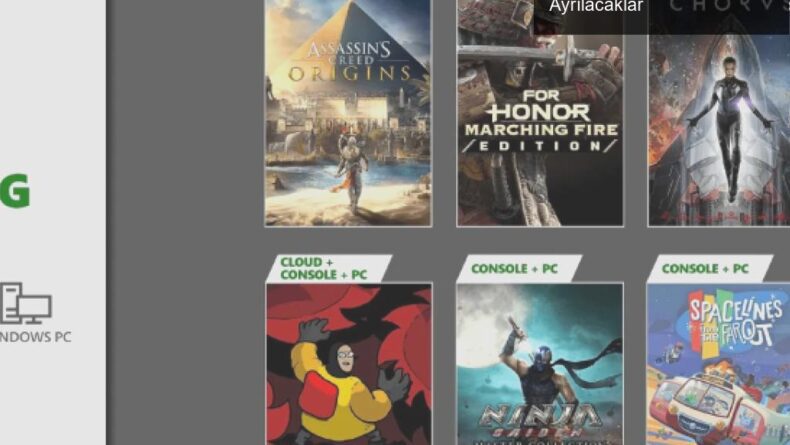 Haziran 2023’te Xbox Game Pass’e Katılan Oyunlar ve Ayrılacaklar