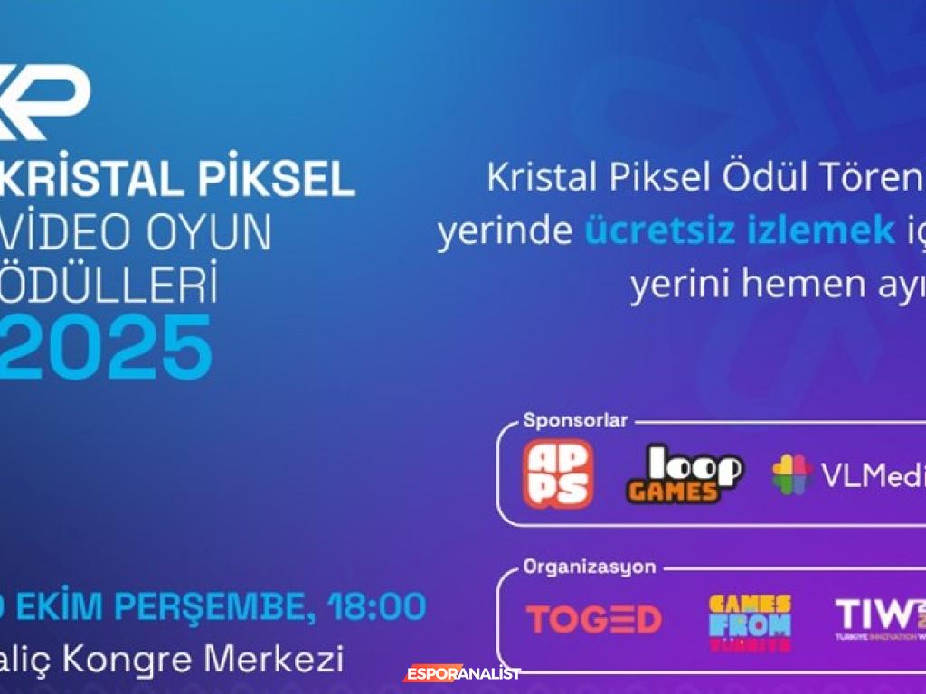 Kristal Piksel 2025: Türkiye'nin En İyi Oyun Ödülleri İçin Hazır Olun!