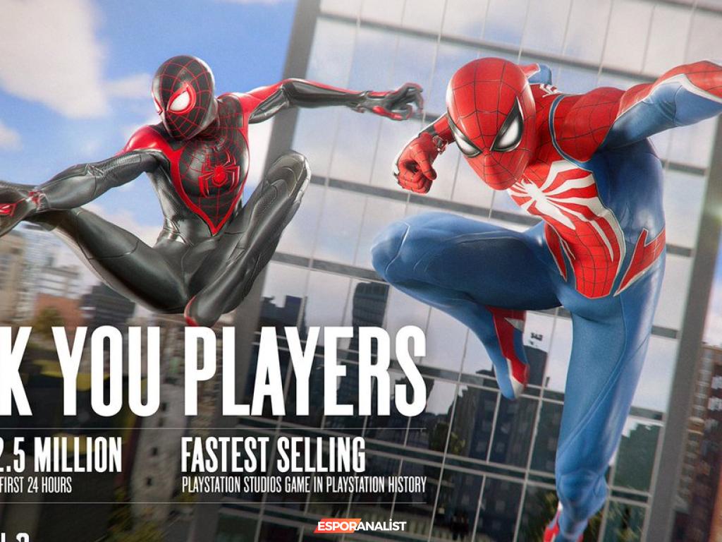 Marvel's Spider-Man 2: İlk 24 Saatte 2,5 Milyon Kopya Satışıyla Tarih Yazdı!