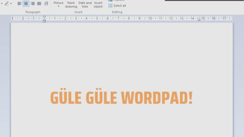 Microsoft’un WordPad Veda Süreci: Eski Dostun Kaybı