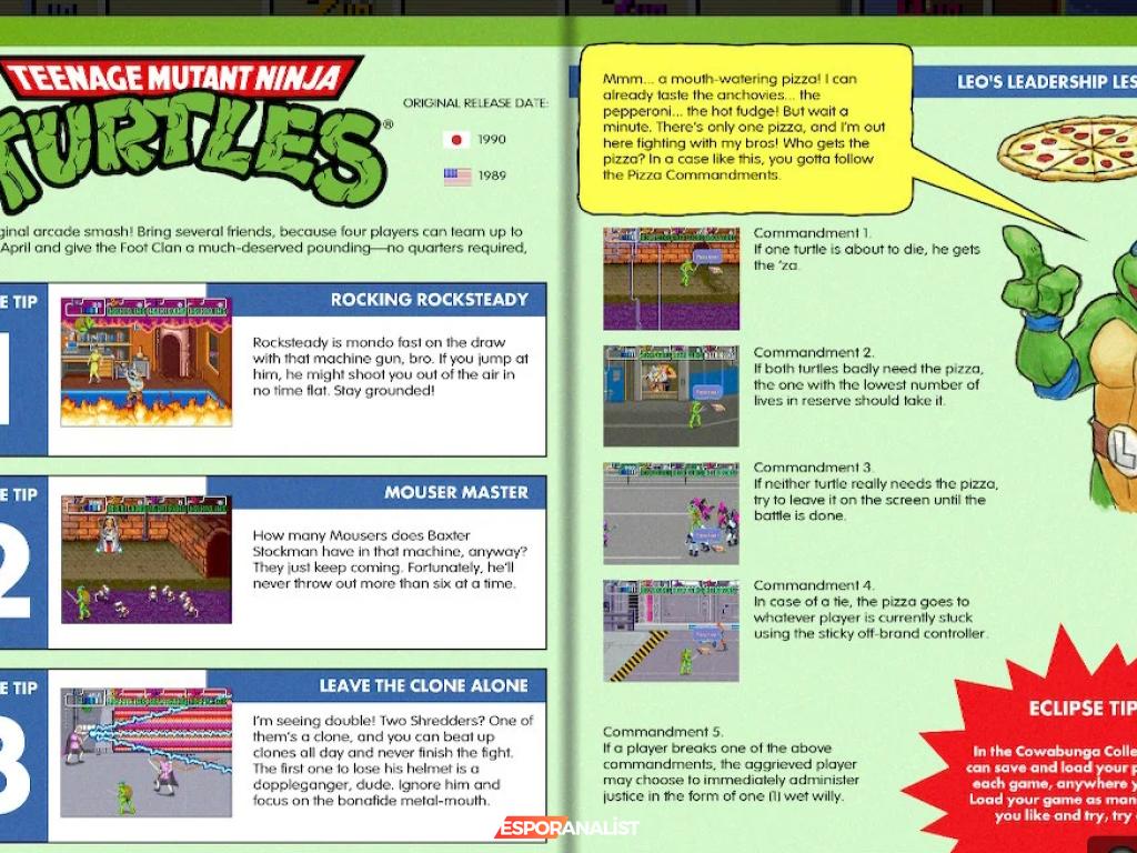 TMNT Oyunları ve Özellikleri