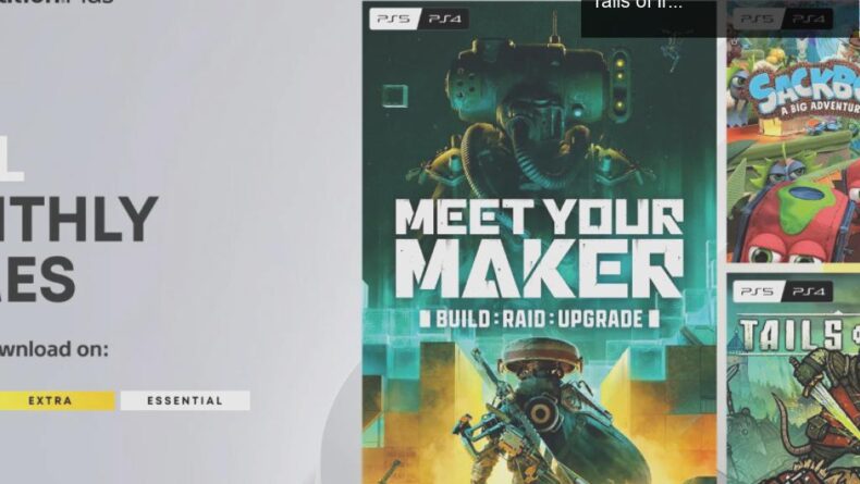 Nisan Ayı PS Plus Oyunları: Meet Your Maker, Sackboy ve Tails of Iron ile Eğlence Dolu!