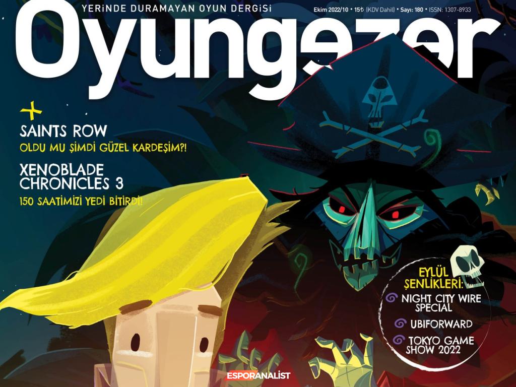 Oyungezer Dergisi Ekim 2022: Monkey Island ile Macera Dolu Sayı