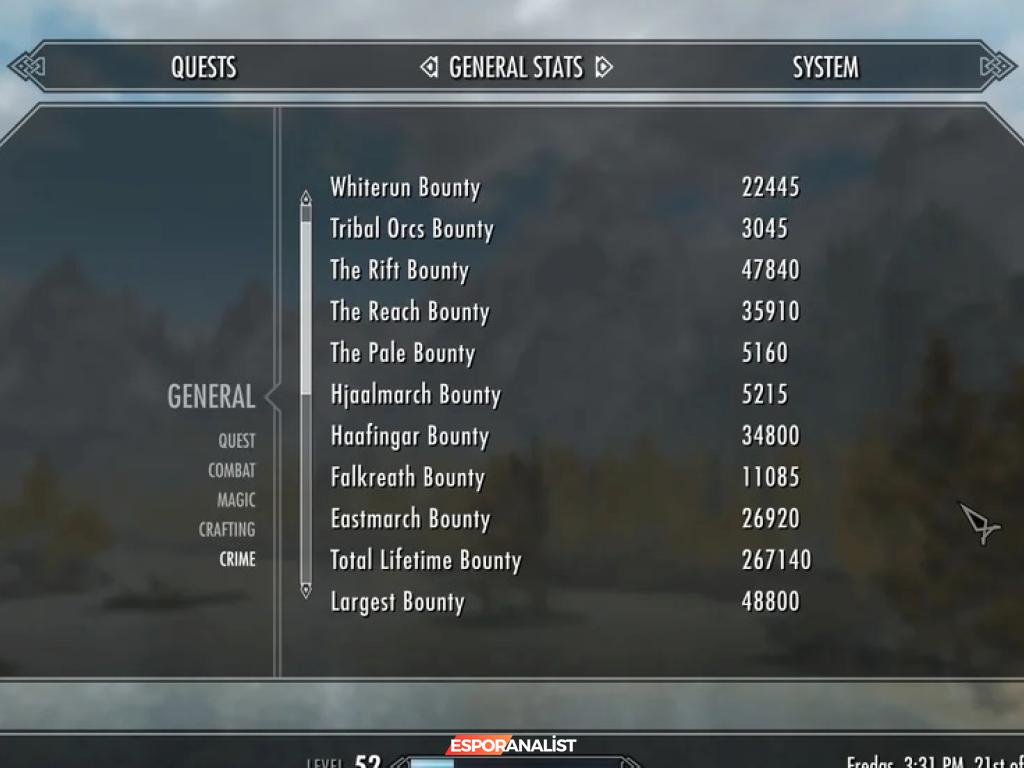 Skyrim'deki Efsanevi Öldürme İstatistikleri: Amelix34'ün Macerası