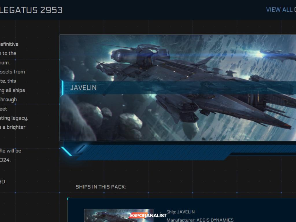 Star Citizen'ın 48 Bin Dolarlık Legatus Paketi: Uzay Gemisi Tutkunlarının Yeni Gözdesi