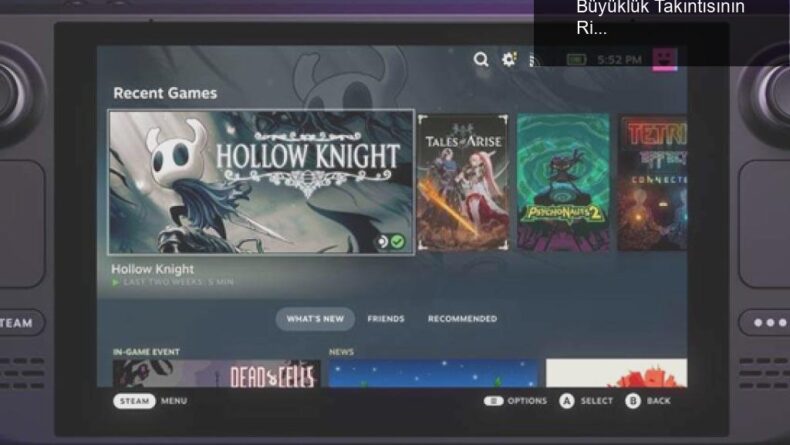 Steam Deck ile Oyun Tutkunlarına Uyarılar: Büyüklük Takıntısının Riskleri