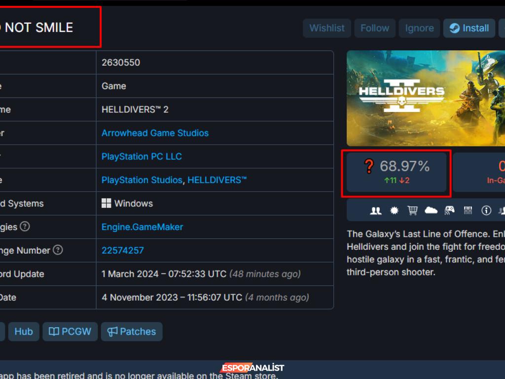 Steam Dolandırıcıları Helldivers 2'yi Avlamak İçin Yine Harekette!