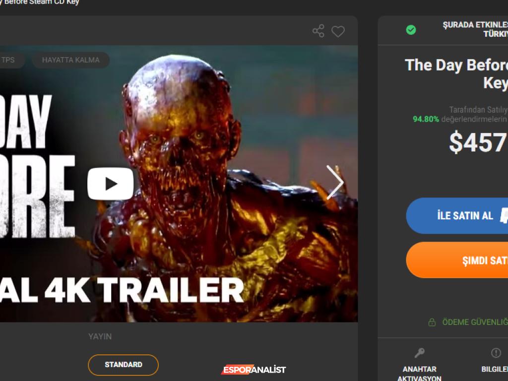 The Day Before: Oyun Dünyasında Fırtına Yaratan Abartılı Fiyatlandırmalar