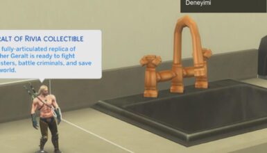The Sims 4’te Geralt of Rivia Figürü: Eğlenceli Bir Mod Deneyimi