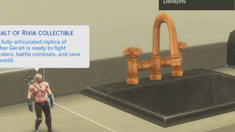 The Sims 4’te Geralt of Rivia Figürü: Eğlenceli Bir Mod Deneyimi