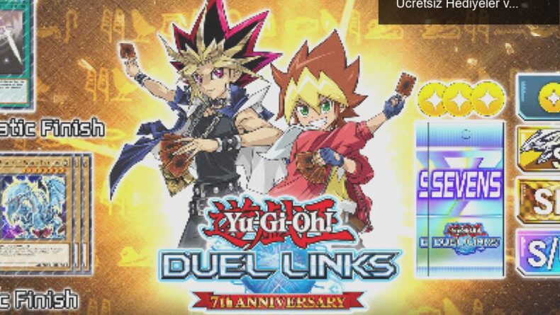 Yu-Gi-Oh! DUEL LINKS 7. Yıldönümü Kutlamaları: Ücretsiz Hediyeler ve Efsanevi Kartlar!