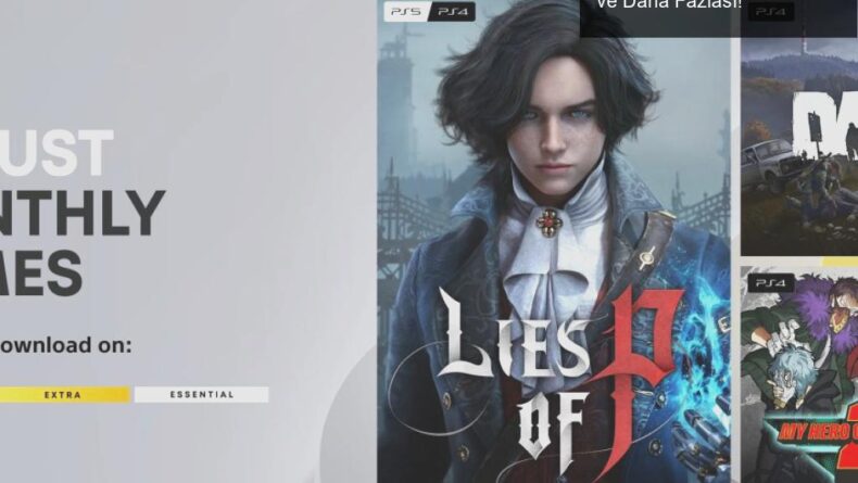 Ağustos 2023 PS Plus Essential Oyunları: Lies of P ve Daha Fazlası!