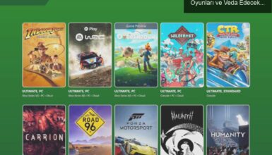 Aralık Ayının Heyecan Verici Xbox Game Pass Oyunları ve Veda Edecekler