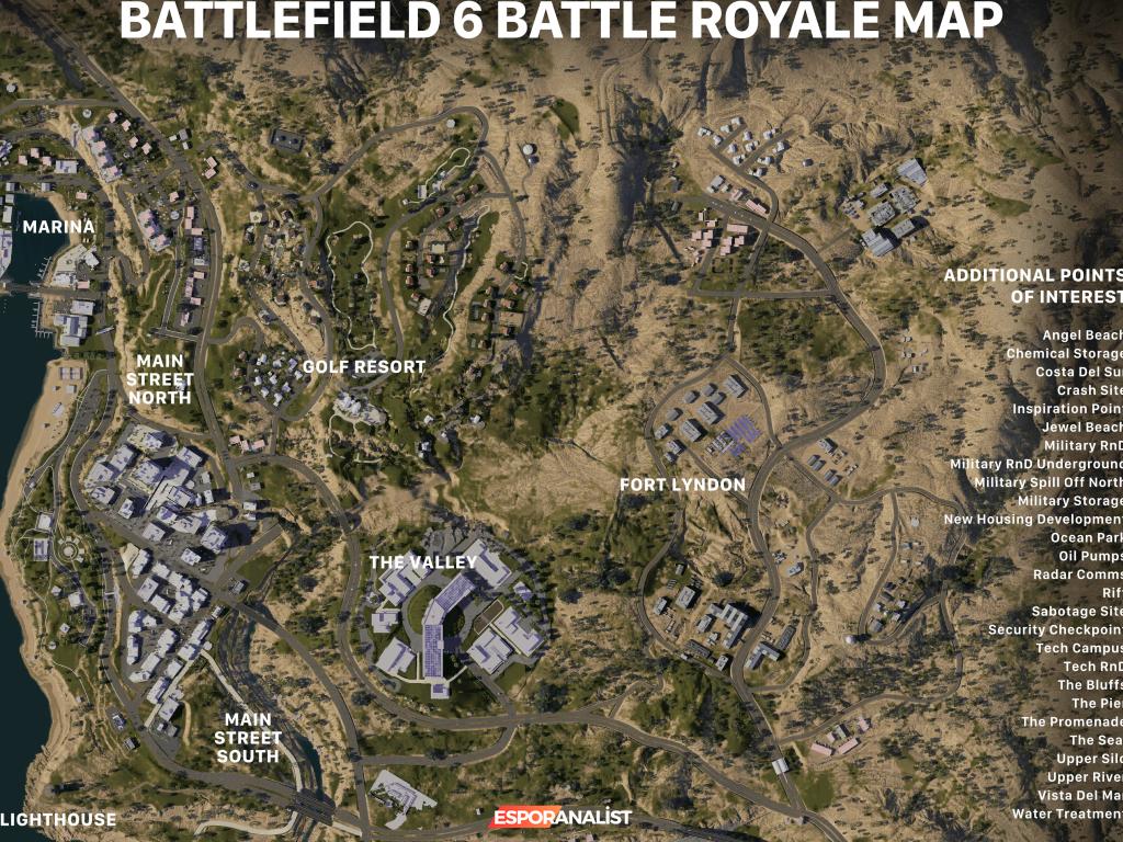 Battlefield 6: Lyndon Beach Haritası ile Yeni Battle Royale Macerası Başlıyor!