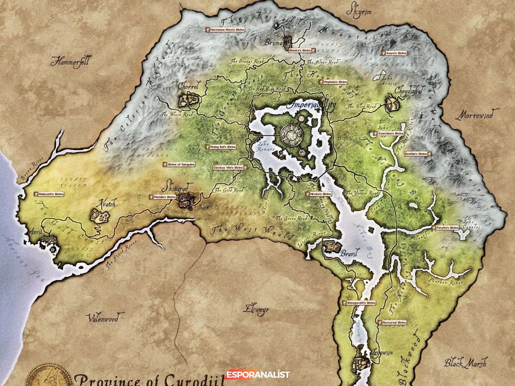 Cyrodiil'deki Daedric Shrine'lar: Görevler ve Ödüller Rehberi