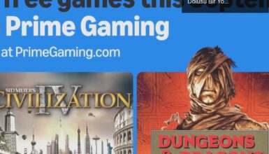 Eylül Ayında Amazon Prime Gaming ile Ücretsiz Oyunlar Dolusu Bir Yolculuğa Çıkın!