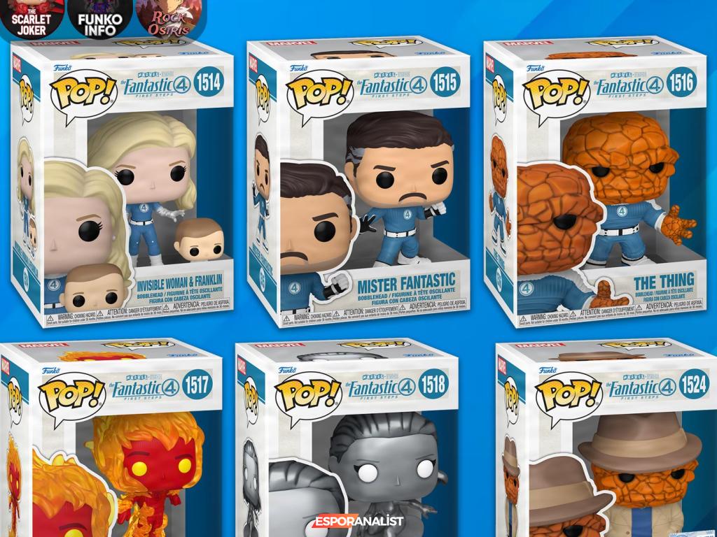 Fantastik Dörtlü: Funko Pop Figürleriyle Eğlencenin Zamanı!