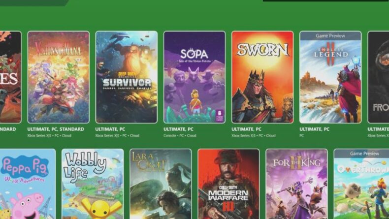 Game Pass Eylül 2023: Yeni Oyunlar ve Veda Edenler