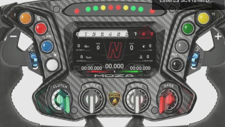 MOZA ve Lamborghini’nin Hayaller Gerçek Oluyor: Essenza SCV12’nin Direksiyonu Artık Evinde!