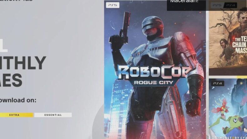 Nisan 2023 PS Plus Essential Oyunları: RoboCop ve Korku Maceraları!