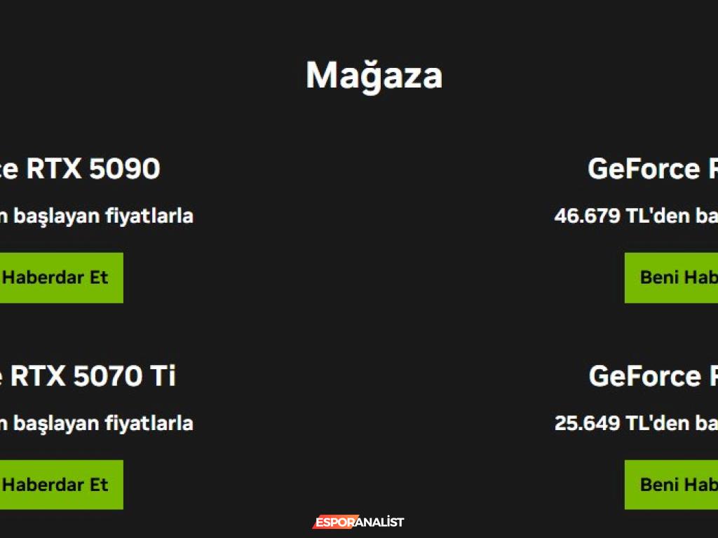 Nvidia'nın RTX 50 Serisi: Rekor Fiyatlar ve Çığır Açan DLSS 4 Teknolojisi