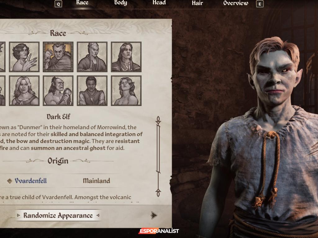 Oblivion Oyunu için Eşsiz Karakter Yaratma Rehberi