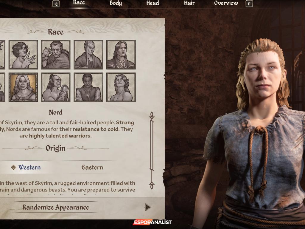 Oblivion Oyunu için Eşsiz Karakter Yaratma Rehberi