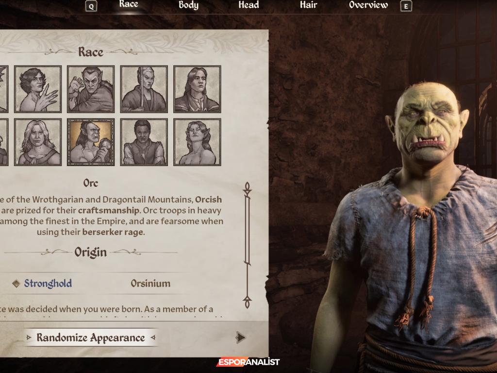 Oblivion Oyunu için Eşsiz Karakter Yaratma Rehberi