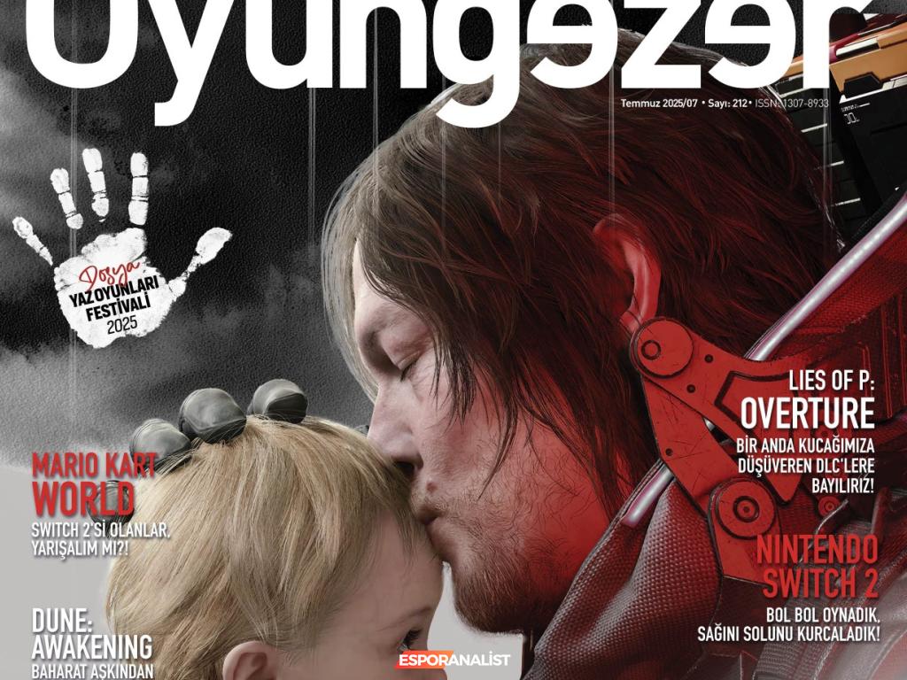 Oyungezer Dergisi 212. Sayısı: Yaz Oyunlarının Keyfi ve Death Stranding 2 İncelemesi