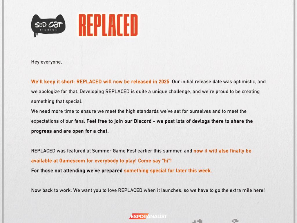 Replaced: Beklentilerin Mizaha Dönüştüğü Oyun Serüveni