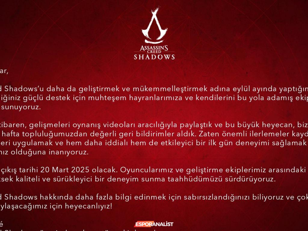 Ubisoft'un Assassin's Creed Shadows'unun Ertelemesi: Beklentiler ve Stratejiler