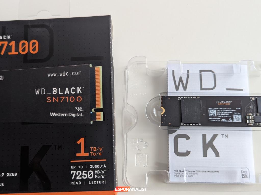 WD_BLACK SN7100 İncelemesi: Hızda Devrim Yaratan SSD