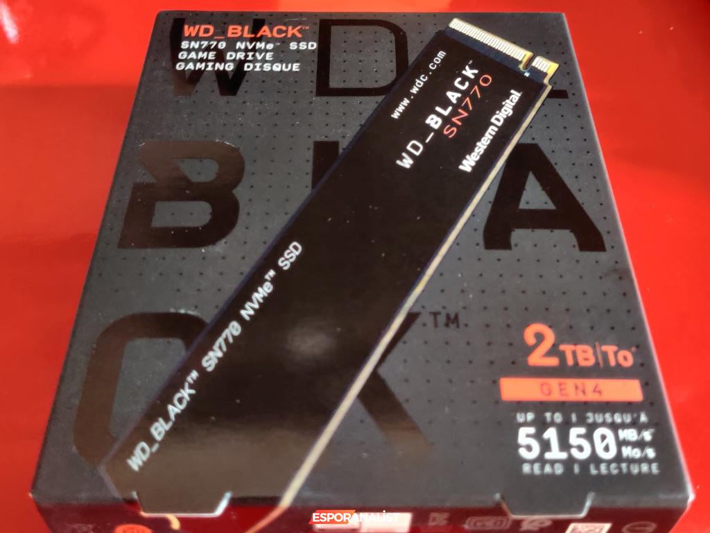 WD BLACK SN770 NVMe SSD İncelemesi: Performans ve Enerji Verimliliği ile Fark Yaratıyor!