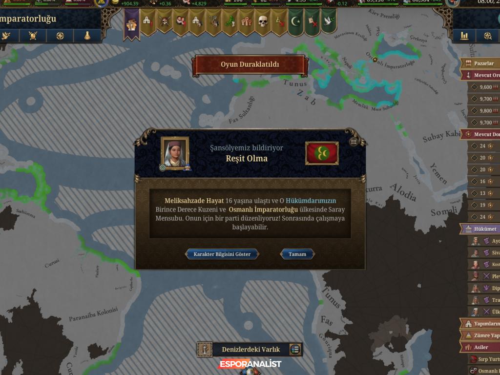 Europa Universalis V: Osmanlı İmparatorluğu'nun Yükselişi ve Stratejik Oyun Deneyimi