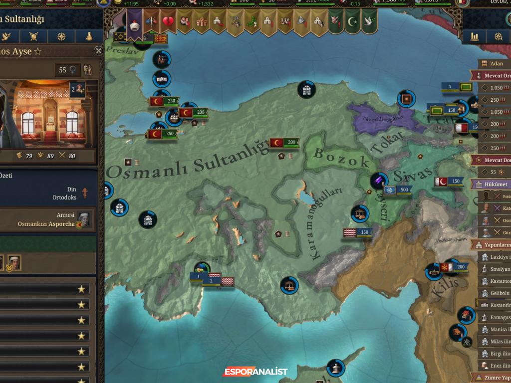 Europa Universalis V: Osmanlı İmparatorluğu'nun Yükselişi ve Stratejik Oyun Deneyimi