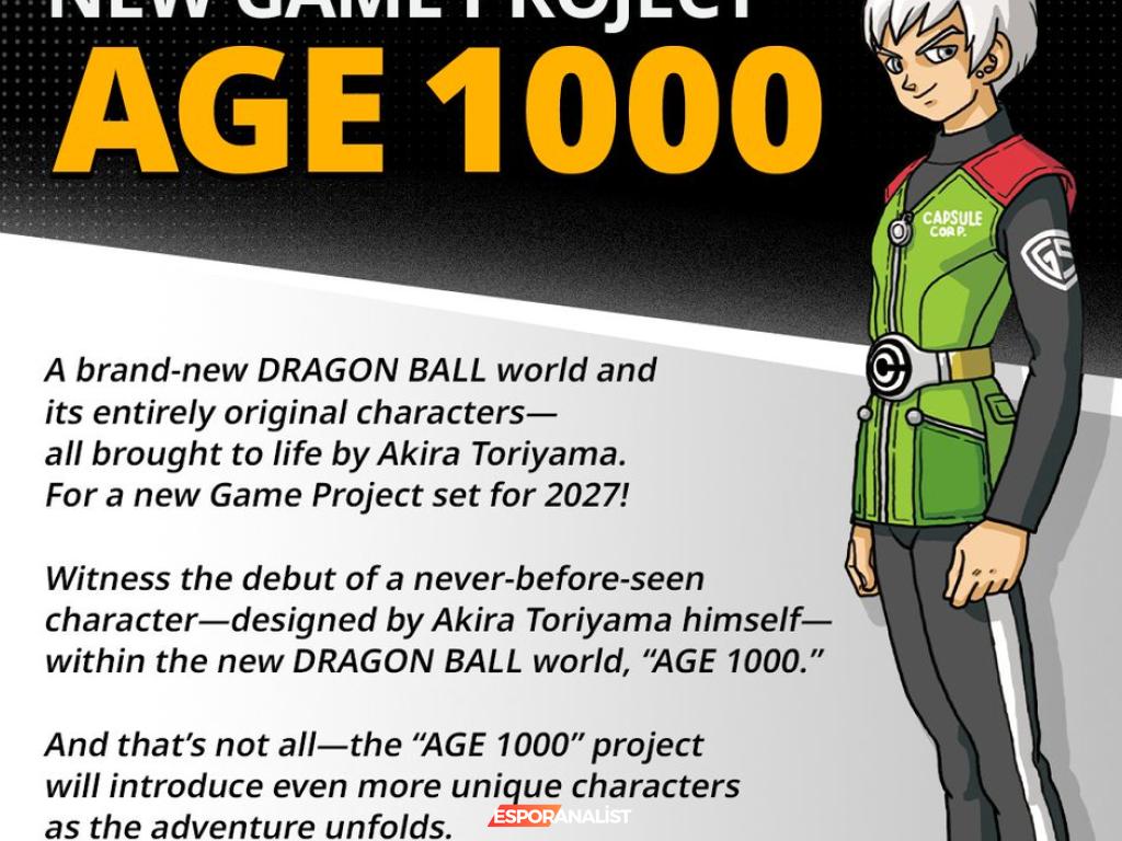 Dragon Ball'dan Yeni Oyun Müjdesi: AGE 1000 Geliyor!