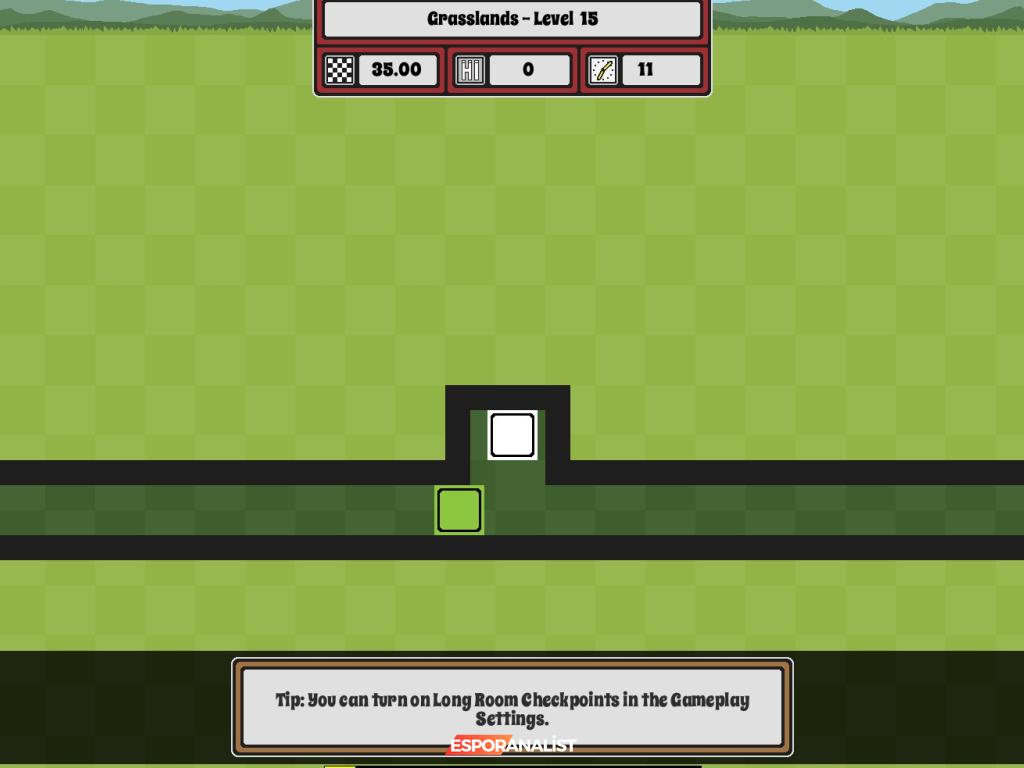 Run Quad Run: Zorlu Parkur Oyununda Kare Kafasıyla Koş!