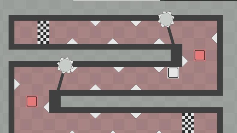 Run Quad Run: Zorlu Parkur Oyununda Kare Kafasıyla Koş!